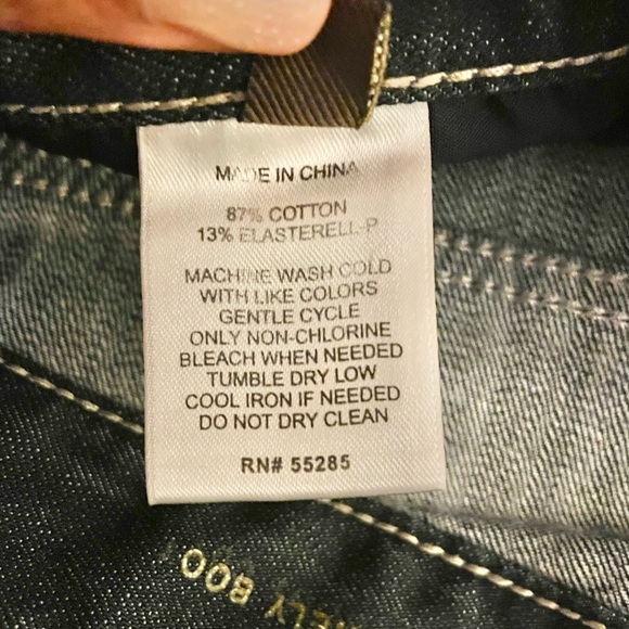 Express Denim “Stella Barely Boot” Blue Jeans - Size 4R - Picture 15 of 15